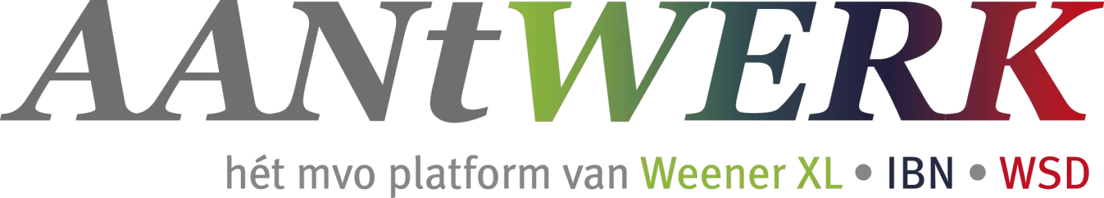 Logo AANtWERK het mvo platform van Weener Xl, IBN en WSD